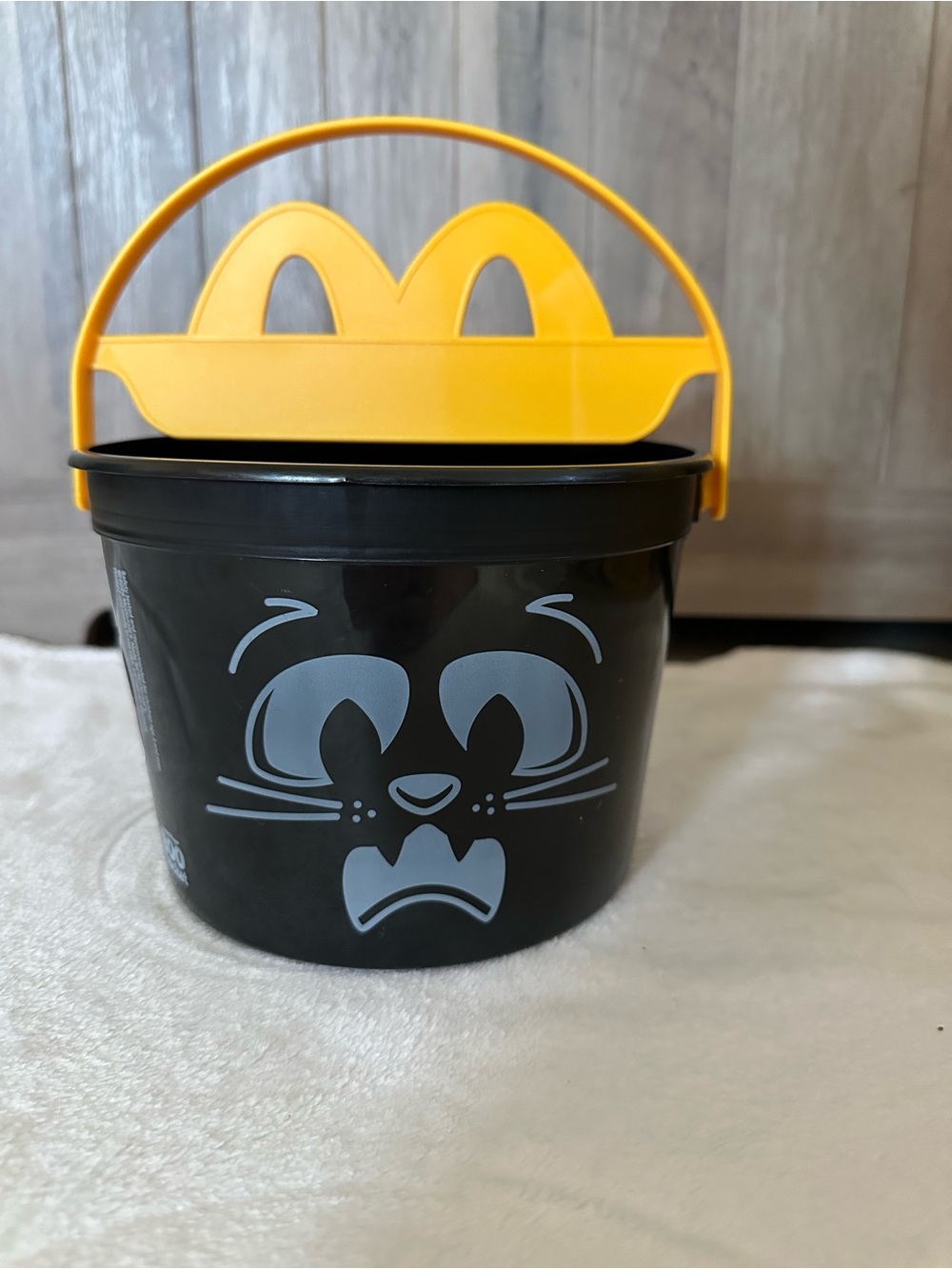 McDonald’s Halloween Boo Bucket Black Cat 2025
